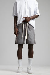 PANTALON SCURT BUMBAC GRI